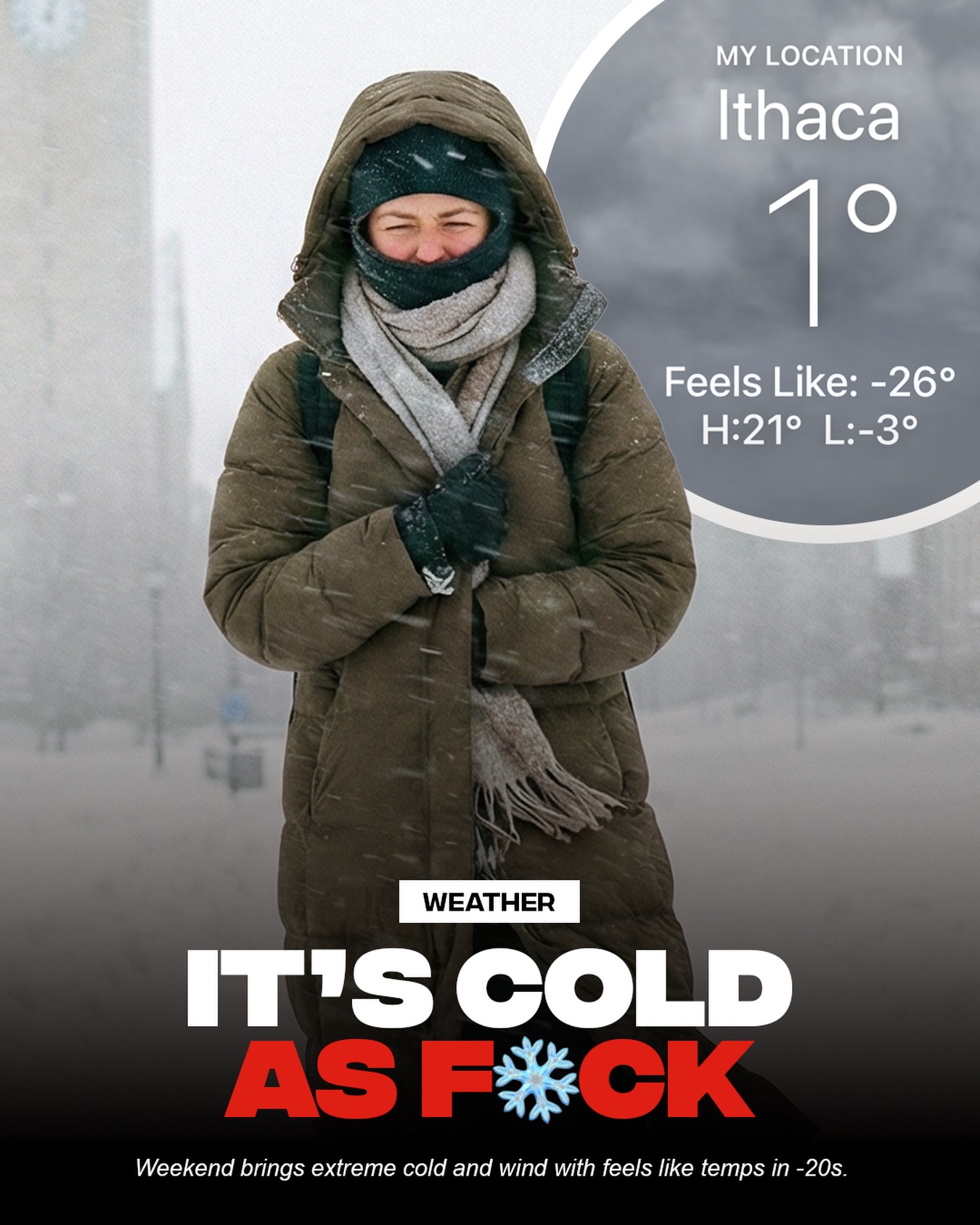 Why can’t we ever have nice things in Ithaca 😢