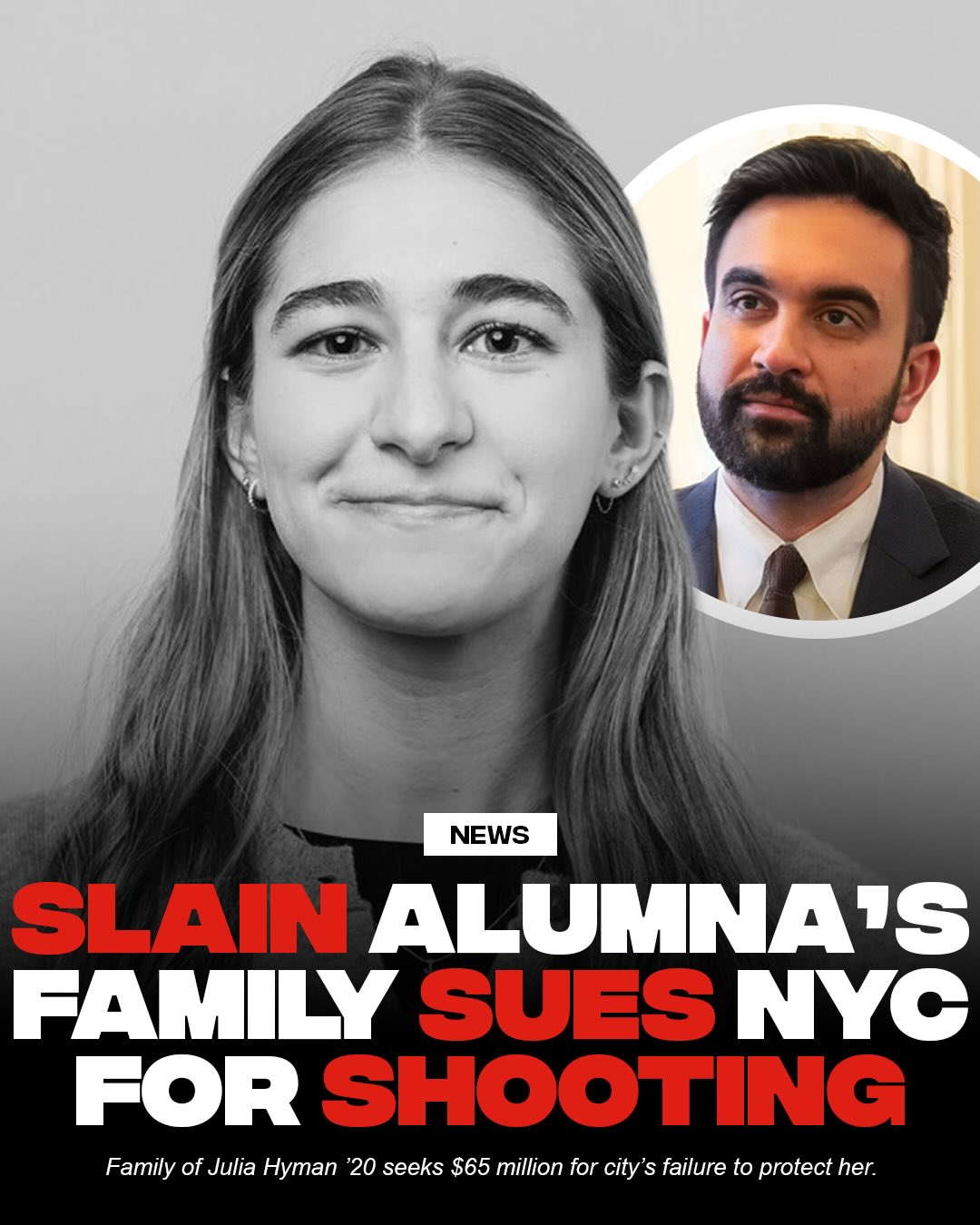 The family of Cornell graduate Julia Hyman has announced plans to sue New York C