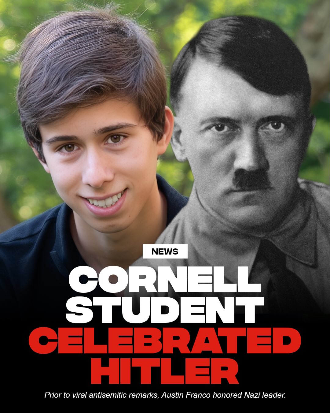 EXCLUSIVE: Now-notorious antisemite Austin Franco has long been a Jew-hating Naz
