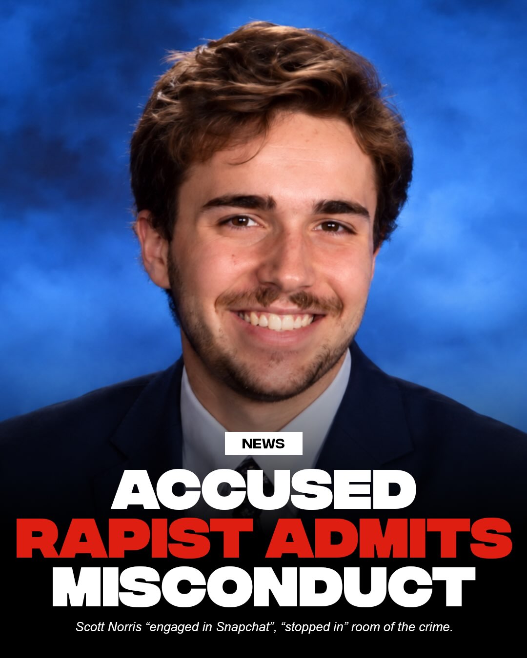Scott Norris, one of seven Chi Phi fraternity members named in a civil lawsuit d