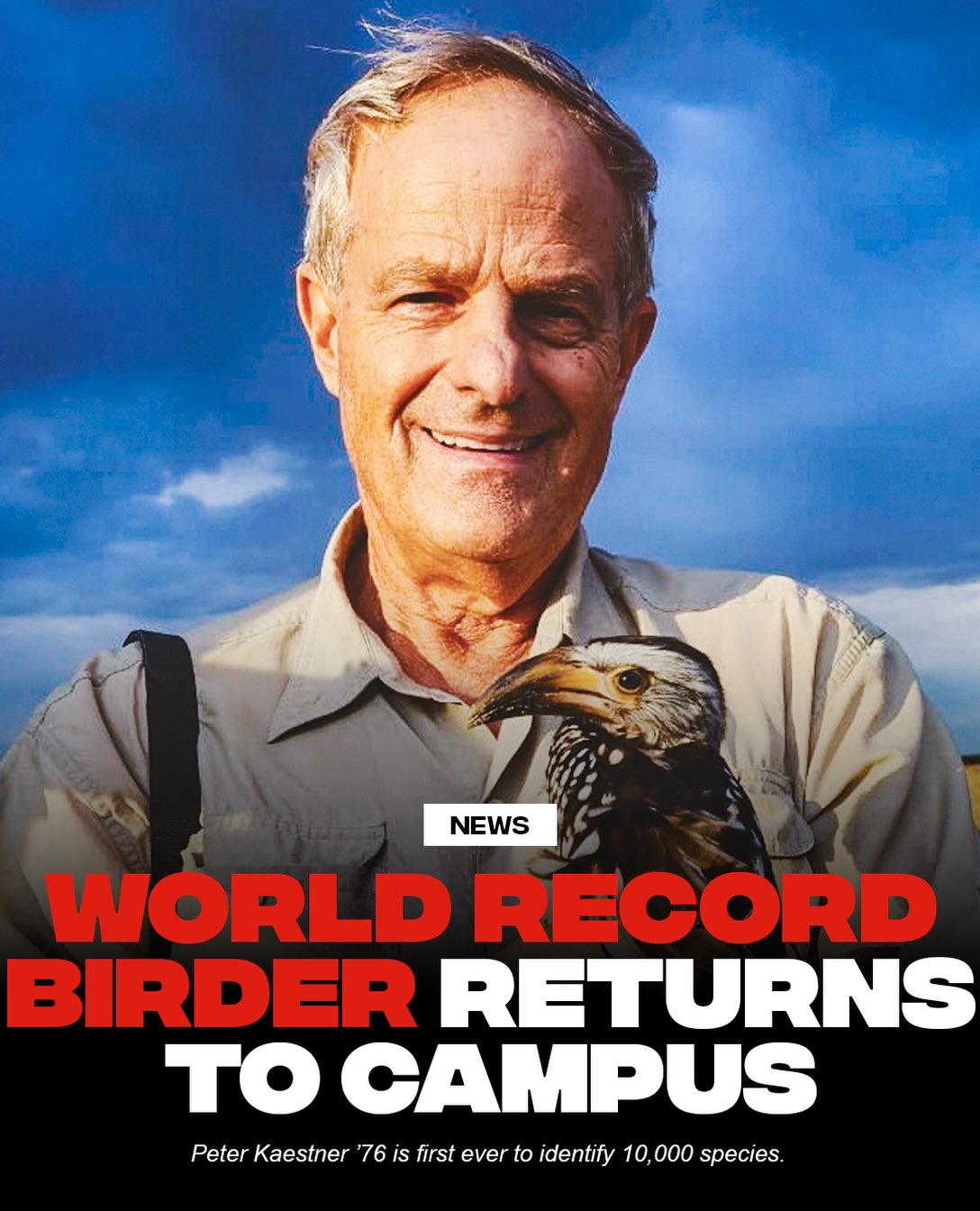 Alumnus Peter Kaestner ’76 is heading to campus to share the story of how he bec