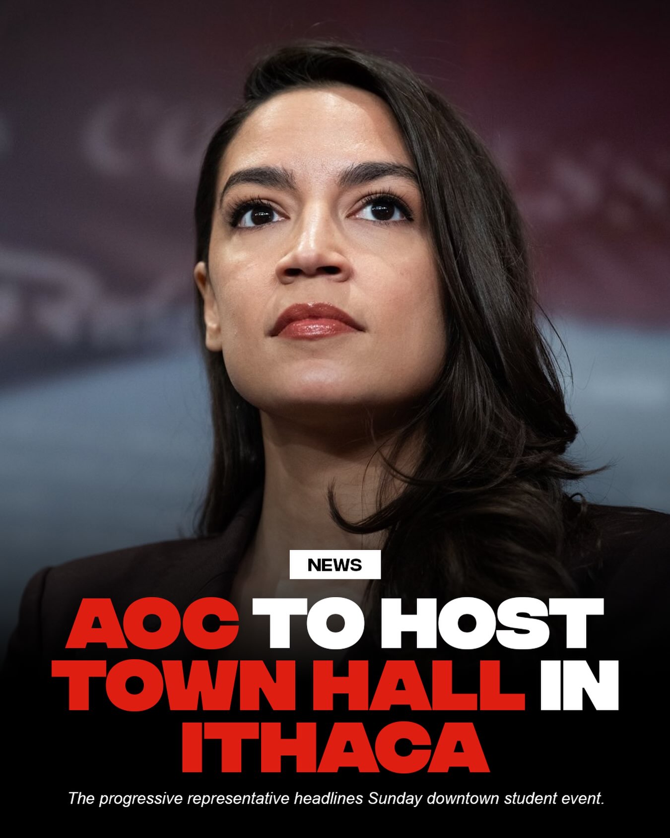Rep. Alexandria Ocasio-Cortez (D-N.Y.) will headline a student-focused town hall